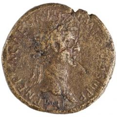 Sestertius - Nerva PLEBEI VRBANAE FRVMENTO CONSTITVTO S C