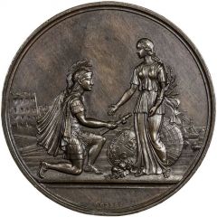 Medal - Victoria Treaty of Paris, Ottley, bronze