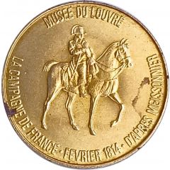 Token - Total Musee du Louvre - La Campagne de France
