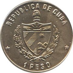 1 Peso Cuban Parrot
