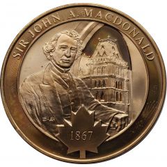 Medal - Medallic History of Canada Sir John A. MacDonald