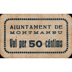 50 Céntimos Montmaneu