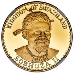 25 Emalangeni - Sobhuza II 75 Anniversary of the King