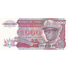 2000 Zaires