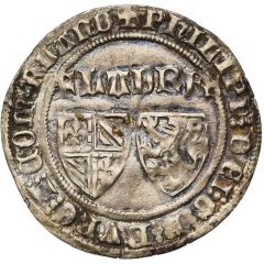 1 Groat `Leliaert` - Philip the Bold