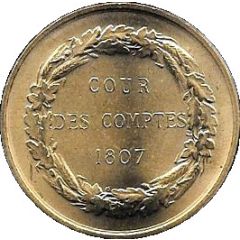 Monnaie de Paris Tourist Token - Palais Cambon Cour des Comptes - 1807