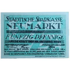 50 Pfennig Sparkasse