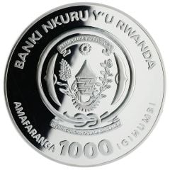 1000 Amafaranga Year of the Tiger