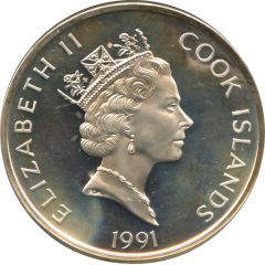 50 Dollars - Elizabeth II Mayflower and Pilgrims