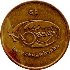 Car Wash Token - SB Fahrzeugwäsche Monsun