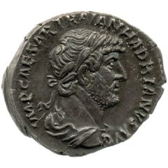 Denarius - Hadrian P M TR P COS III CONCORD, Concordia and Spes