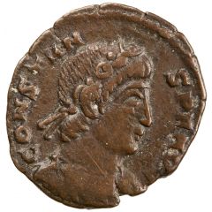 Centenionalis - Constans I VICTORIAE DD AVGG Q NN, ivy leaf, Treveri