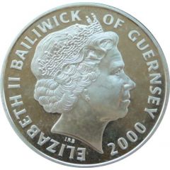5 Pounds - Elizabeth II Queen Mother - Silver