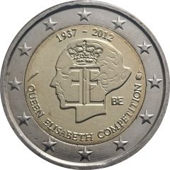 2 Euros - Albert II Queen Elisabeth Music Competition