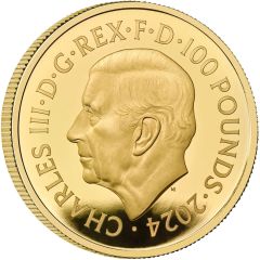 100 Pounds - Charles III Bond Films Completer, Gold Proof