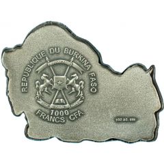 1000 Francs CFA The American Buffalo - Irregular