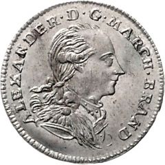 2 1/2 Kreuzer - Christian Frederick Charles Alexander