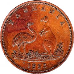 1 Penny - Lewis Abrahams Hobart, Tasmania