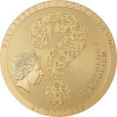 20 Dollars - Elizabeth II Bactrian Cybele Disk, gilded