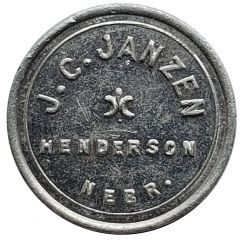 5 Cents - J.C. Janzen Henderson, Nebraska
