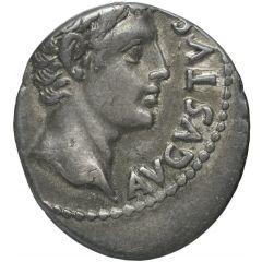 Denarius - Augustus MART VLTO, Mars