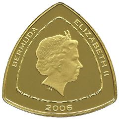 3 Dollars - Elizabeth II North Carolina, Gold Proof Issue