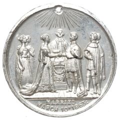 Medal - Victoria Royal Wedding, Brookes & Adams, 35mm