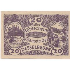 20 Heller Desselbrunn