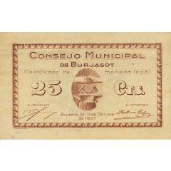 25 Céntimos Burjasot