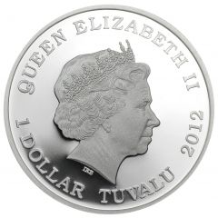 1 Dollar - Elizabeth II Red Welsh Dragon