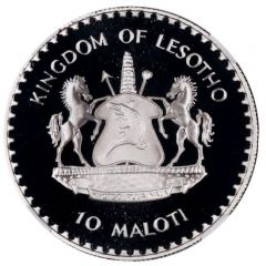10 Maloti - Moshoeshoe II George Washington