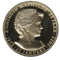 Medal - Koningin Mathilde 50 Jaar