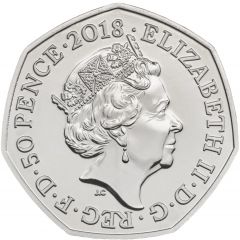 50 Pence - Elizabeth II 5th portrait, People Act 1918