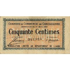 50 Centimes - Chambre de Commerce de Carcassonne [11]