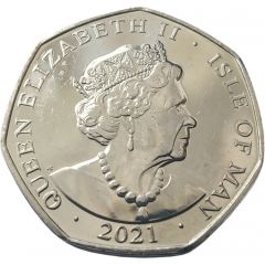 50 Pence - Elizabeth II Bust from 1960