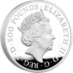 500 Pounds - Elizabeth II Seymour Panther, Silver Proof