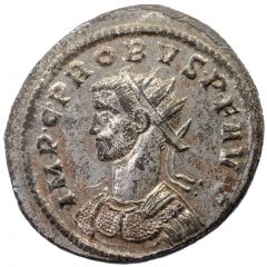 Antoninianus - Probus Cuirassed, left, CONSERVA[T] AVG, Sol