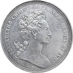 Medal - To the voyage of Elisabeth Christine to Spain