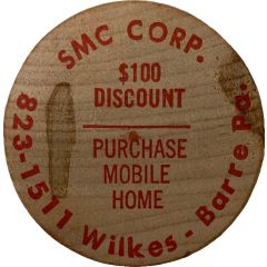 100 Dollars - SMC Corp. Wilkes-Barre, Pennsylvania