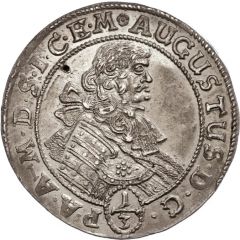 1/3 Thaler - August of Sachsen-Weissenfels