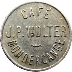 Token - Café Wolter Mondercange