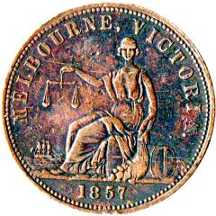 1 Penny - Hide and De Carle Melbourne, Victoria