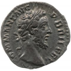 Denarius - Commodus P M TR P X IMP VII COS IIII P P FID EXERC