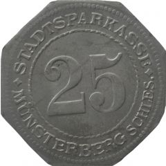 25 Pfennig - Münsterberg