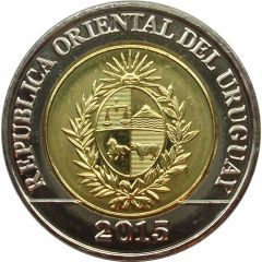 10 Pesos Uruguayos Bicentenary of Land Regulation