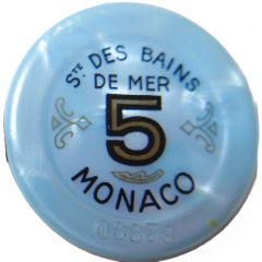 5 francs - Casino de Monte-Carlo
