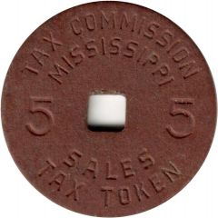 5 Mills - Sales Tax Token Mississippi