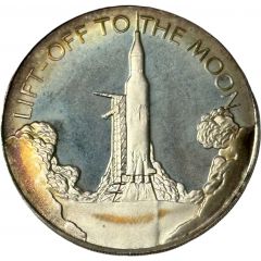 Medal - Apollo Project Lift Off to the Moon