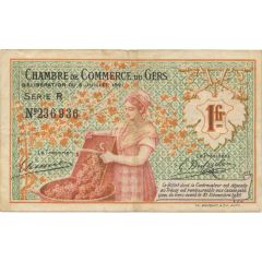 1 Franc - Chambre de Commerce du Gers [32]