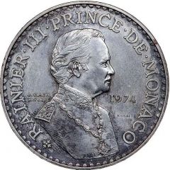 50 Francs - Rainier III Anniversary of Reign - Essai